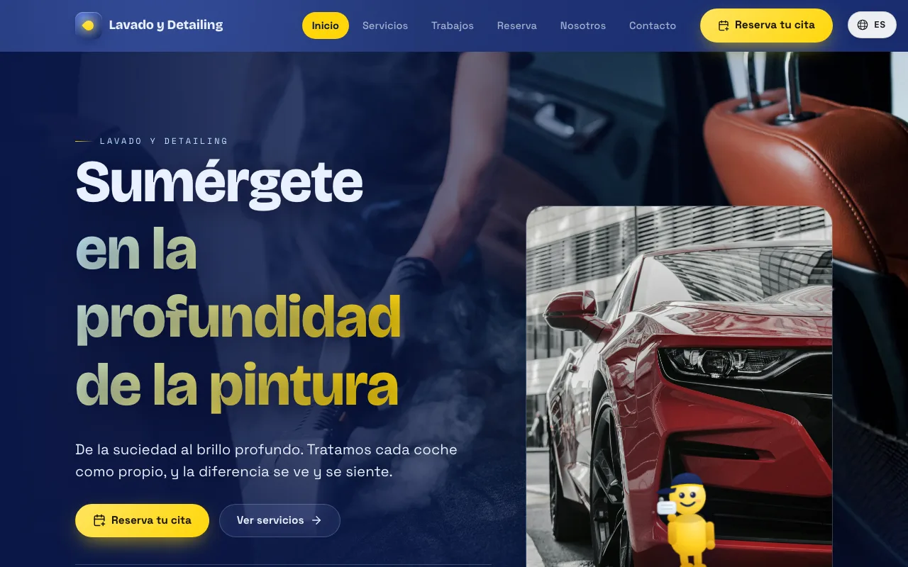 Web Detailing y lavadero