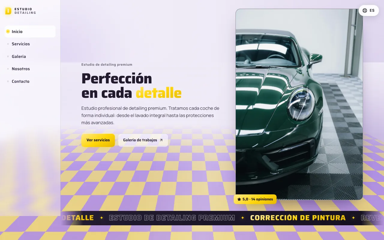 Web Estudio de detailing