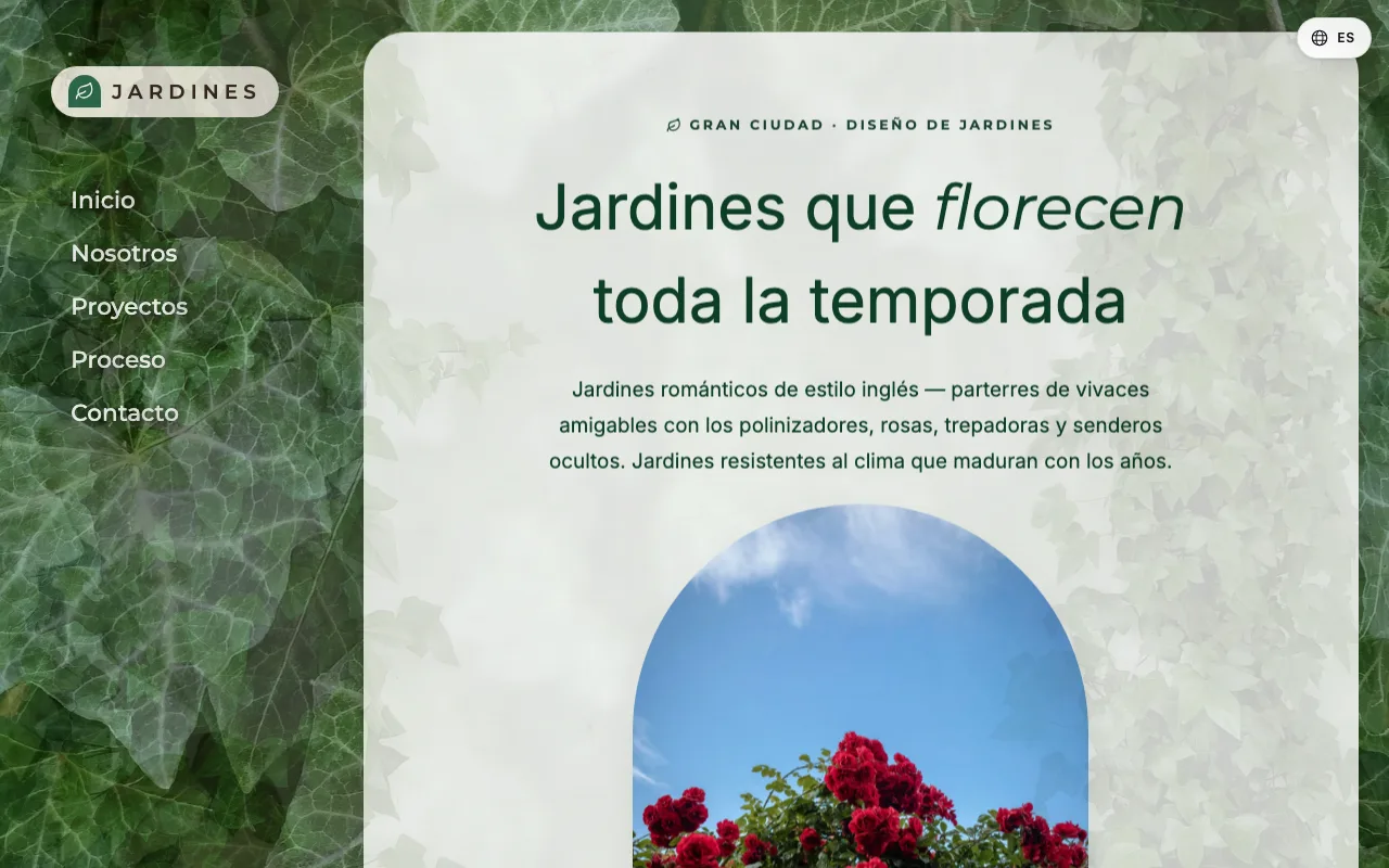 Web de Taller de jardinería